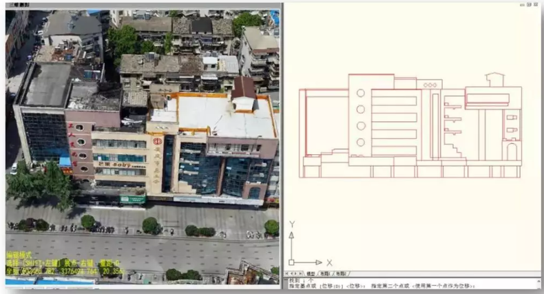 使用傾斜測圖軟件進(jìn)行高層建筑的外立面繪圖